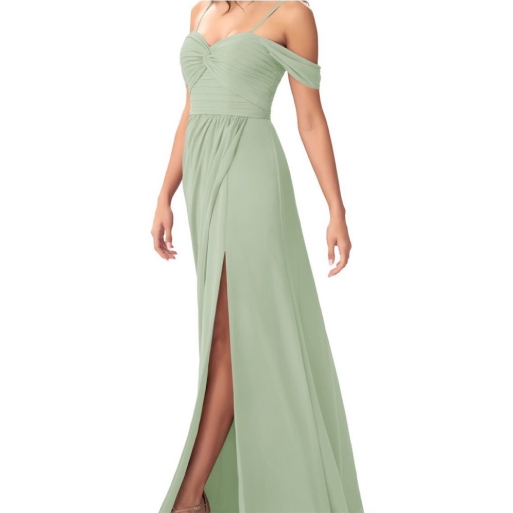 Azazie Dusty Sage Bridesmaids Dress